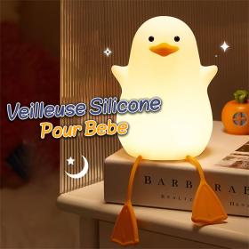 Moueette Silicone Lampe Veilleuse Rechargeable Pour Bébé ZH117
