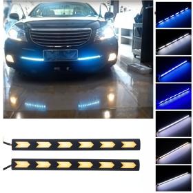 Lot de 2 feux de circulation à LED COB