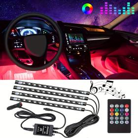 Sound atmosphere lamp 48 LED pour voiture