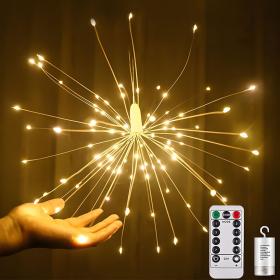 Lumière décorative de feux d'artifice en LED