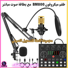 🔥Kits de Microphone BM800 avec Carte Son V8s 