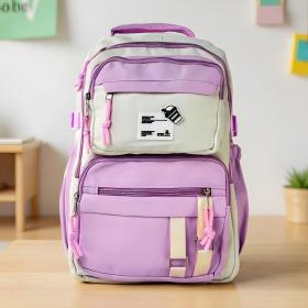 Sacs à dos d’école Style Décontracté Milkshake Mauve – حقيبة ظهر مدرسية بنفسجي