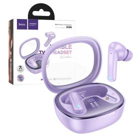 سماعات لاسلكية HOCO EQ6 – بلوتوث 5.3، لون بنفسجي