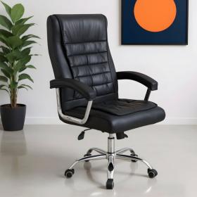 كرسي مكتب فخم مع دعم كامل وراحة ممتازة – قاعدة دوارة ونوابض مغلفة