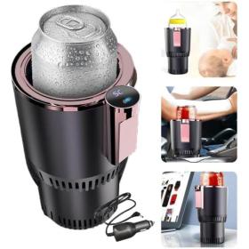 احتفظ بمشروبك في درجة الحرارة المثالية أثناء القيادة! جهاز 2 في 1 لتسخين وتبريد الأكواب للسيارة