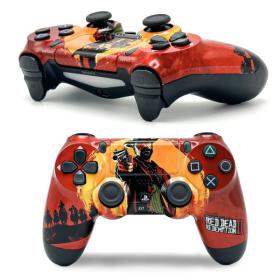 يد تحكم لاسلكية PS4 – DualShock نسخة قابلة للشحن، إصدار Red Dead Redemption 2