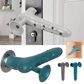 Poignée de porte en silicone avec ventouse pour absorber le choc 1Pcs – مقبض من سيليكون لحماية الحائط