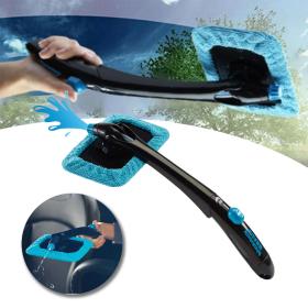 Nettoyant pour Vitres en Microfibre avec Spray – منظف زجاج مع أداة رش