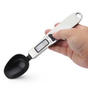 Cuillère à mesurer 500g – 0.1g, balance de cuisine numérique LCD portable En Inox