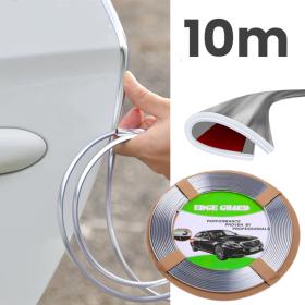 Bande de protection universelle pour portières de voiture chromées 10m – شريط واقي لباب السيارة