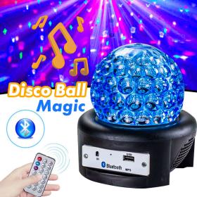 Boule magique Disco Ball haut-parleur Bluetooth, USB, colorée, rotative à 360 degrés  6 Colors