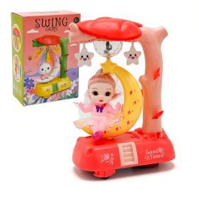 Pouppée Musicale Balançante avec Lune Rotative